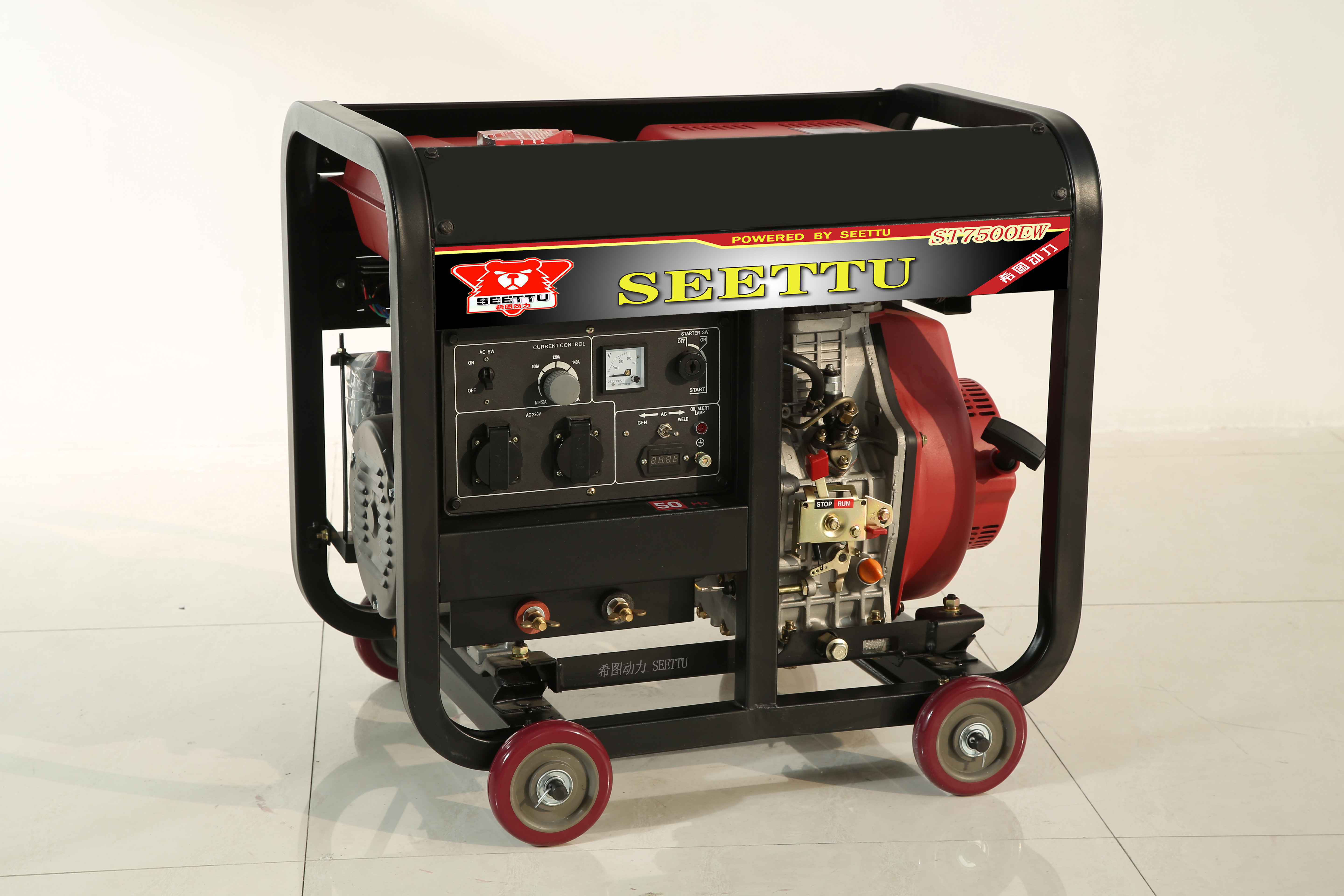 汽油發電電焊機圖